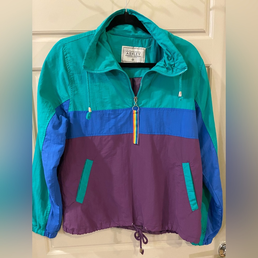 Colorblock Pullover Jacket